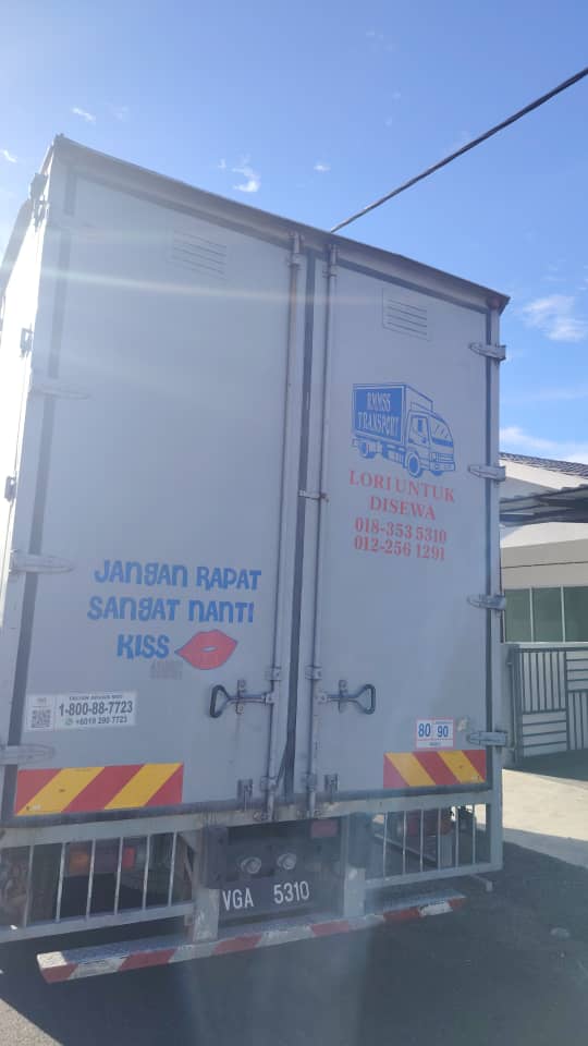 Rmmss transport Lori 5 tan 17 kaki box ph: +60 11-3346 7932